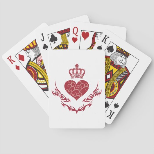 Jeu De Cartes Roi de coeur (dos)
