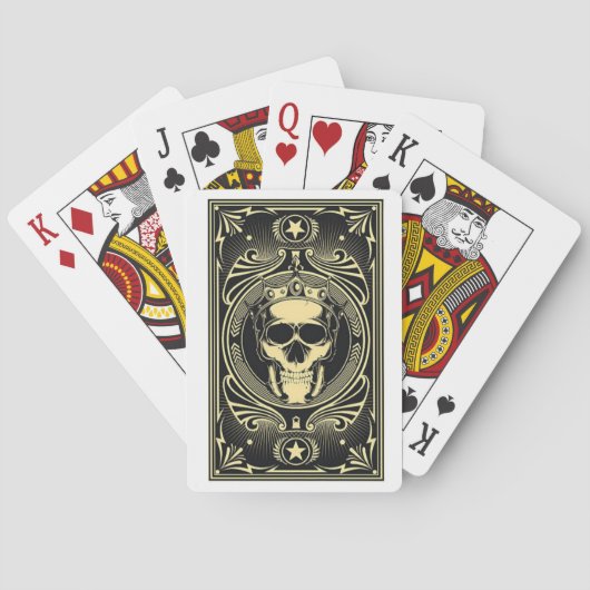 Jeu De Cartes Roi de crâne (dos)