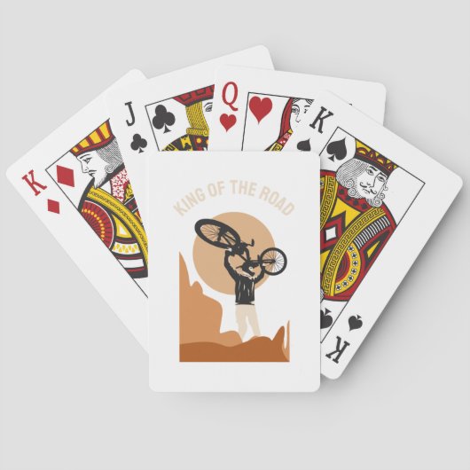 Jeu De Cartes Roi du Monde - Cool à vélo (dos)