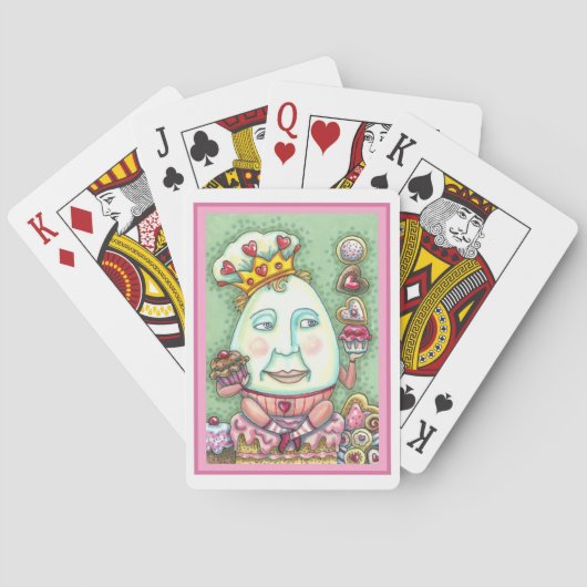 JEU DE CARTES ROI HUMAIN DES COEURS ET DES CONFECTIONS, VALENTIN (dos)