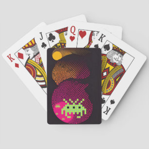 Jeu De Cartes Rois de l'espace envahissants