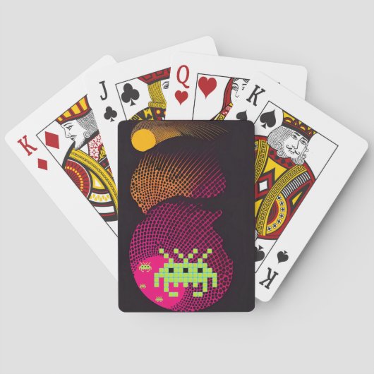 Jeu De Cartes Rois de l'espace envahissants (dos)