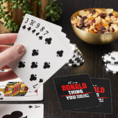 Jeu De Cartes Ronald ce que tu ne comprendrais pas nom (In Situ)