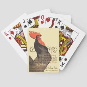 Jeu De Cartes Rooster Steinlen Cocorico