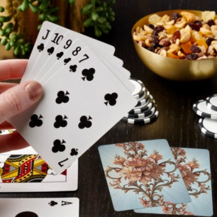 Jeu De Cartes Rose Baroque