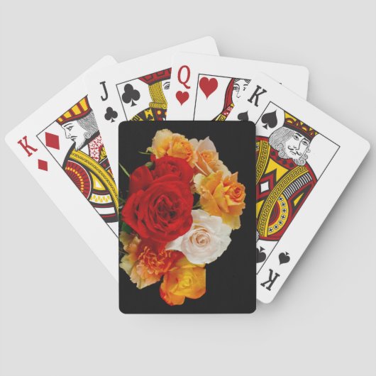 Jeu De Cartes Rose Bouquet (dos)