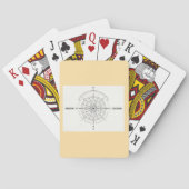 Jeu De Cartes Rose des vents de découverte de direction  (dos)