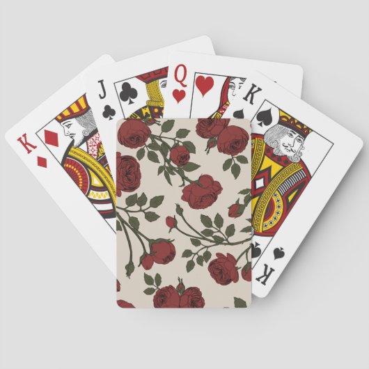 Jeu De Cartes Rose Florentina (dos)