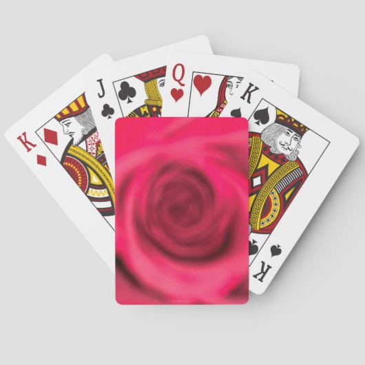 Jeu De Cartes Rose flou (dos)