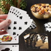 Jeu De Cartes Rose Gold Steampunk Classic Playing Cartes (In Situ)