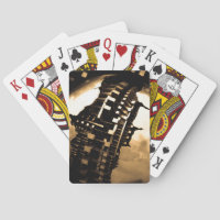 Rose Gold Steampunk Classic Playing Cartes