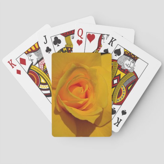 Jeu De Cartes Rose jaune (dos)