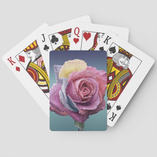 Jeu De Cartes Rose multicolore (dos)