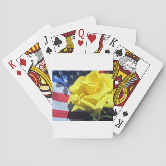 Jeu De Cartes Rose patriotique (dos)