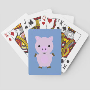 Jeu De Cartes Rose Piggy