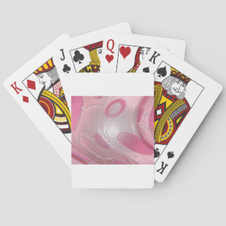Jeu De Cartes rose plastic