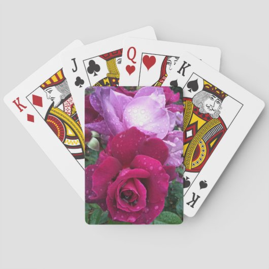 Jeu De Cartes Rose pourpre (dos)