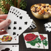 Jeu De Cartes Rose Print Rochester Lithographing and Printing Co (In Situ)