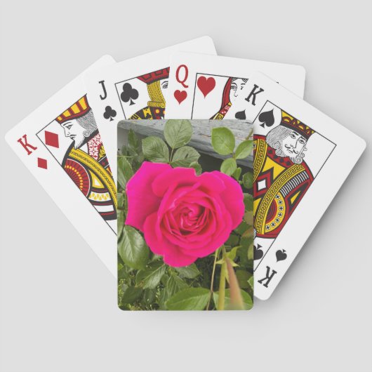 Jeu De Cartes Rose rose #4 (dos)