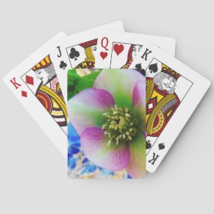 Jeu De Cartes Rose rose carême bleu boule de verre