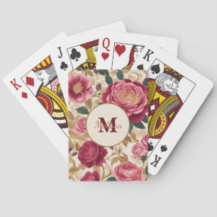 Jeu De Cartes Roses de jardin opulent