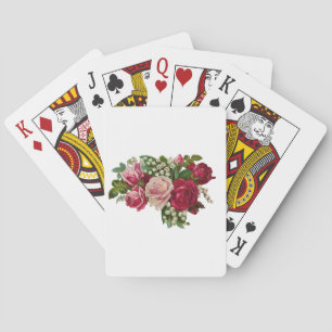 Jeu De Cartes Roses victoriens classiques Lily of the Valley Rom