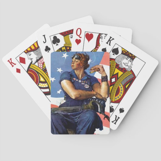Jeu De Cartes "Rosie le Riveter" (dos)