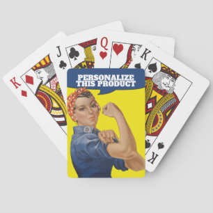 Jeu De Cartes Rosie le Riveter facile à personnaliser