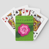 Jeu De Cartes Rosy Cool rose chaud ressort vert Crochet (dos)