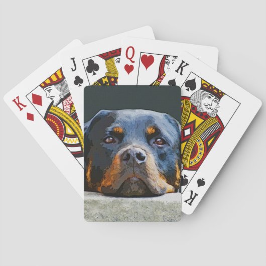 Jeu De Cartes Rottweiler (dos)
