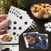 Jeu De Cartes Rottweiler | Dog Pet Painting (In Situ)