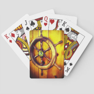 Jeu De Cartes Roue de direction de bateau