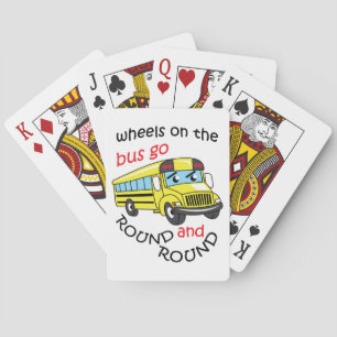 Jeu De Cartes Roues dans le bus