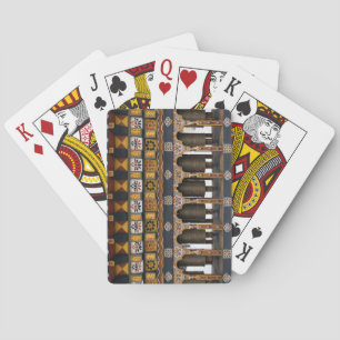 Jeu De Cartes Roues de prière dans une petite place publique