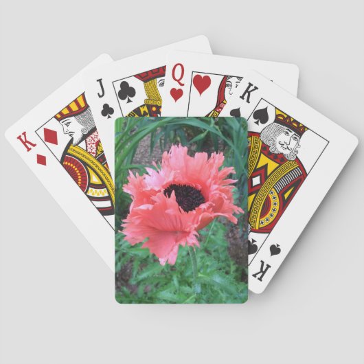 Jeu De Cartes "Rouffes roses" POPPY Oriental — (dos)