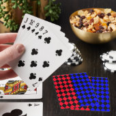 Jeu De Cartes Rouge et bleue punk Legging (In Situ)