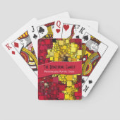 Jeu De Cartes Rouge noir Merci mot Cloud (dos)