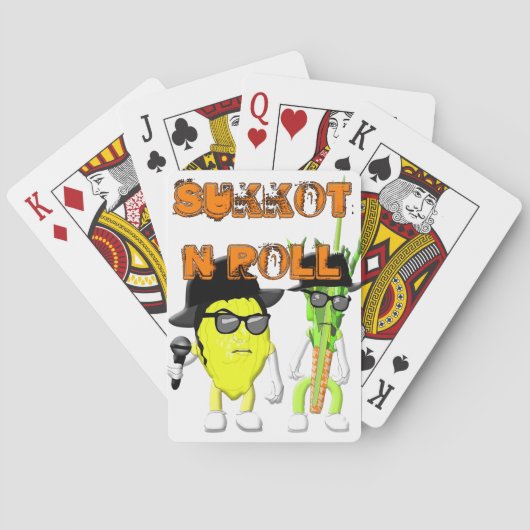 Jeu De Cartes ROULEMENT SUkkOT N (dos)