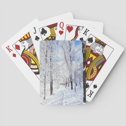 Jeu De Cartes Route de neige (dos)