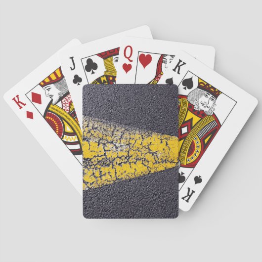 Jeu De Cartes Route fissurée (dos)