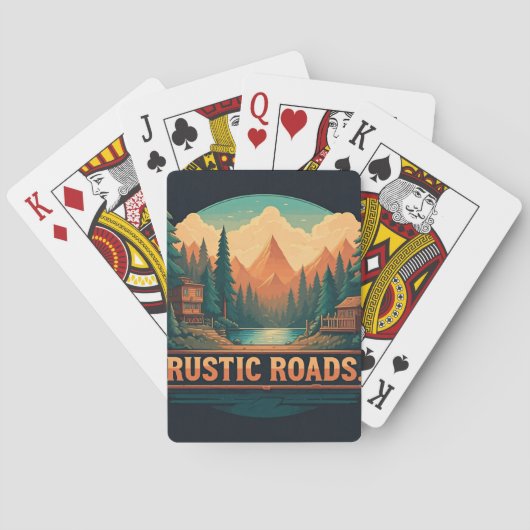 Jeu De Cartes Routes rustiques (dos)