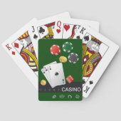 Jeu De Cartes Royal Flush Classic Playing Cards Green Arrière - (dos)