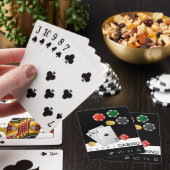 Jeu De Cartes Royal Flush Classic Playing Cartes Black Arrière - (In Situ)