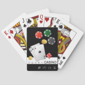 Jeu De Cartes Royal Flush Classic Playing Cartes Black Arrière - (dos)