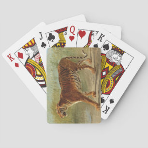 Jeu De Cartes Royal Tiger Marching (par Rosa Bonheur)