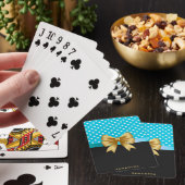 Jeu De Cartes Ruban d'or et Pois (In Situ)