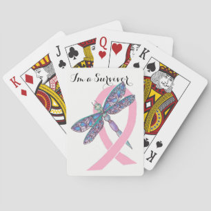 Jeu De Cartes Ruban du cancer du sein