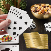 Jeu De Cartes Ruban Glam Gold (In Situ)