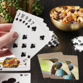 Jeu De Cartes Ruby perché et petit colibri vert (In Situ)