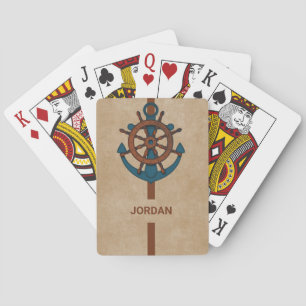 Jeu De Cartes Rudder Et Ancre